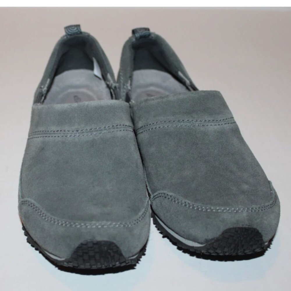 Eddie Bauer Christine Women's Suede Slip-On Walking Shoes Sz 8 Comfort Flats